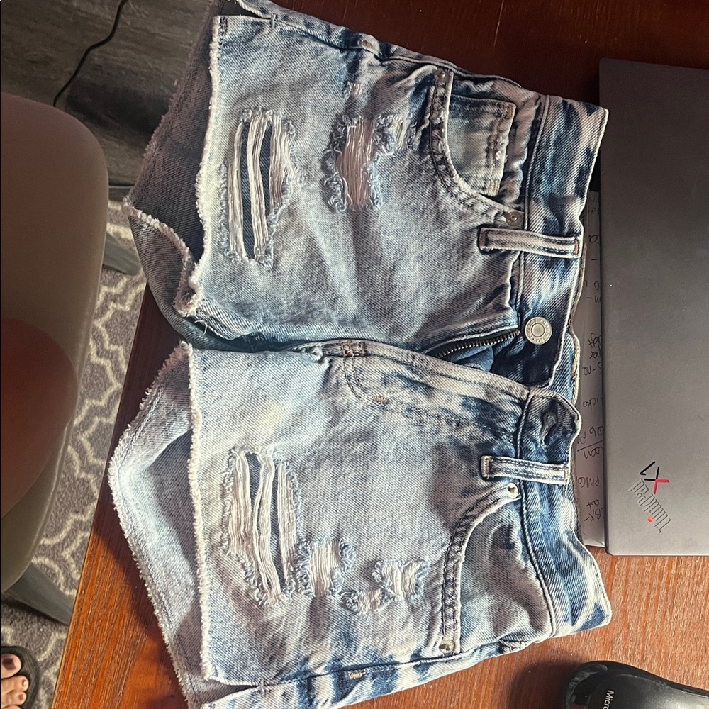 Gap kids Distressed Denim Shorts